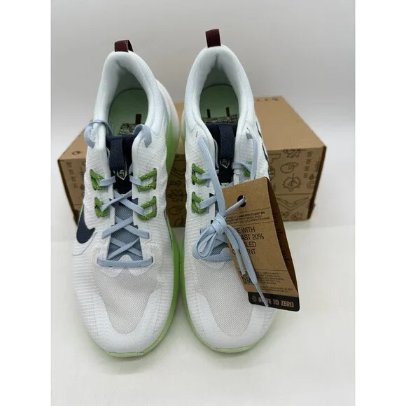 Nike Juniper Trail 2 Women's size 11 White Green Athletic Shoes DM0821 103 - Picture 4 of 6